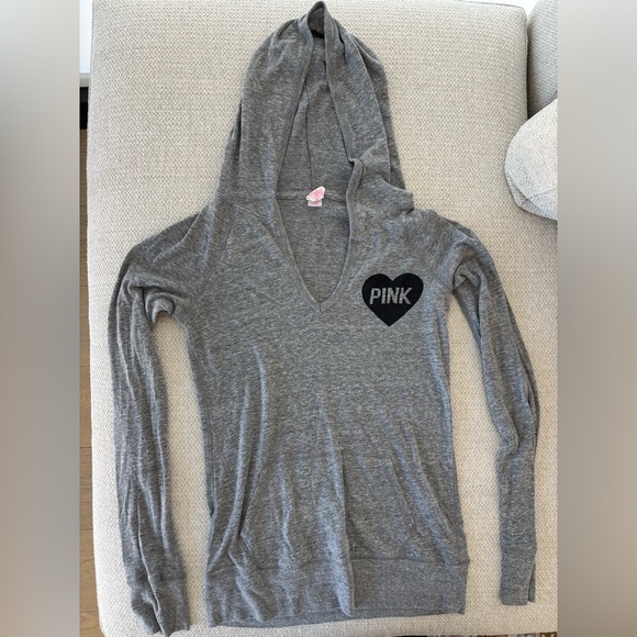 Victoria's Secret Pink Hooded Longsleeve - Picture 1 of 4